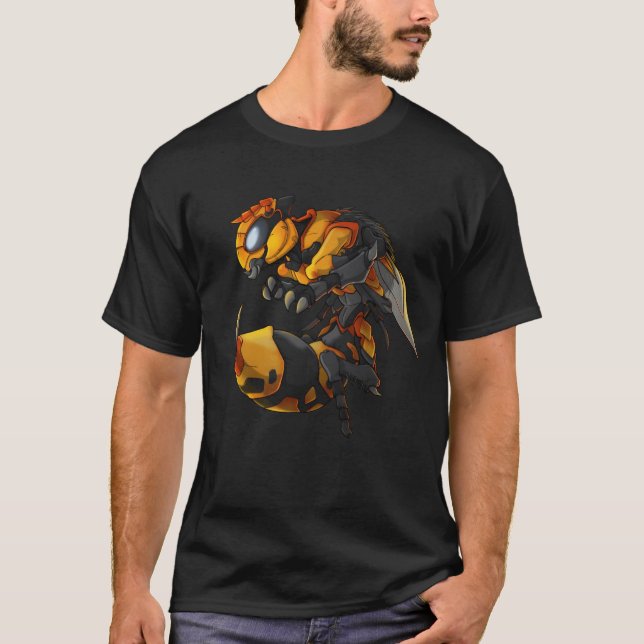 Chameleon Wasp Monster-familjen T Shirt (Framsida)