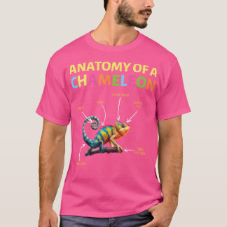 Chameleons Lizards Lizard Reptiles Anatomy of a Ch T Shirt
