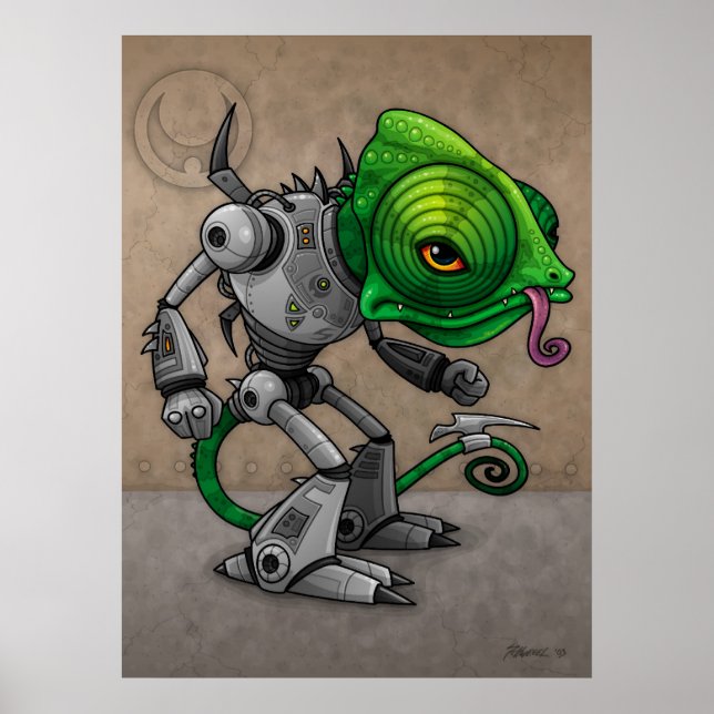 Chameleozoid Poster (Framsidan)