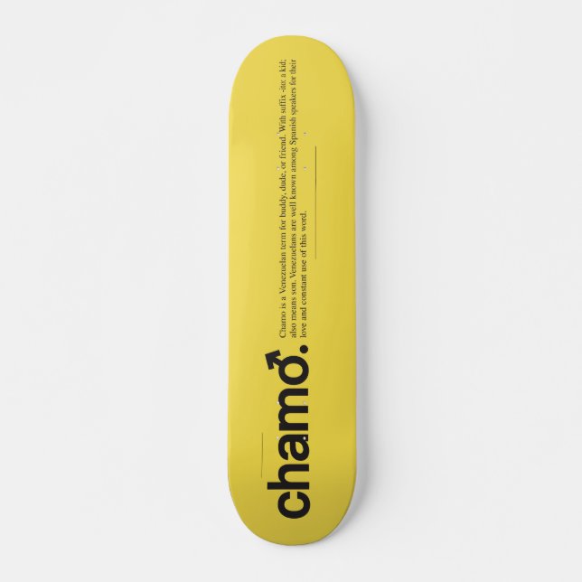 Chamo Mini Skateboard Bräda 18,5 Cm (Framsida)