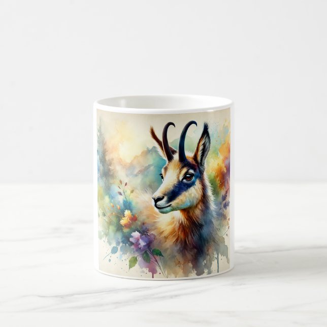 Chamois 111024AREF135 - Watercolor Kaffemugg (Center)