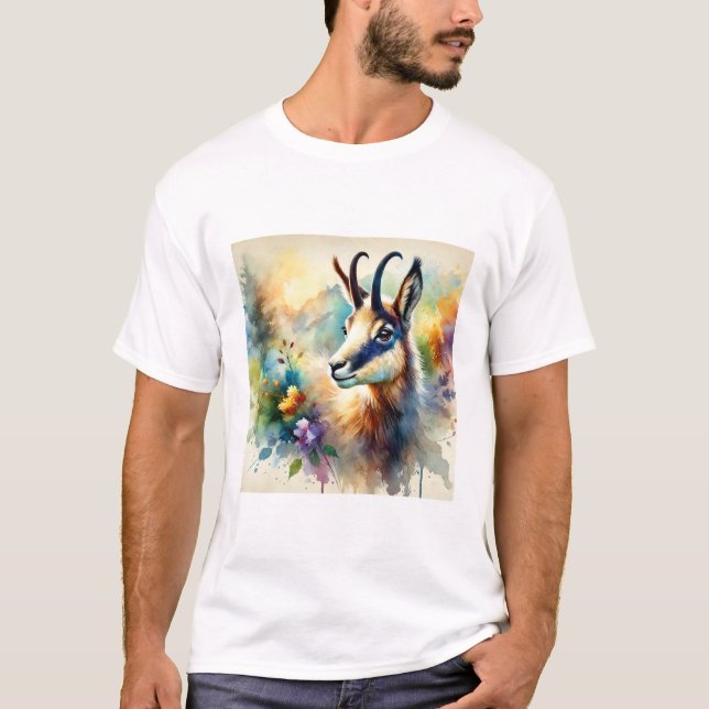 Chamois 111024AREF135 - Watercolor T Shirt (Framsida)