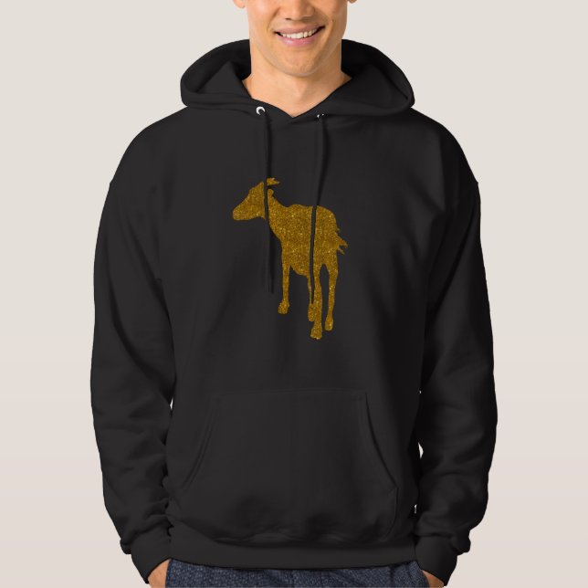 Chamois for Women Girl Goat Antelope Animal Hoodie (Framsida)