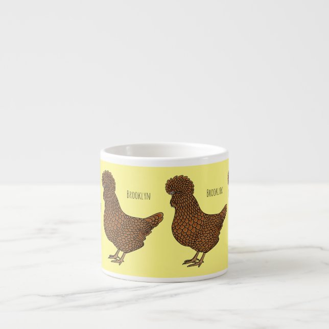 Chamois polish chicken cartoon illustration   espressomugg (Framsidan)