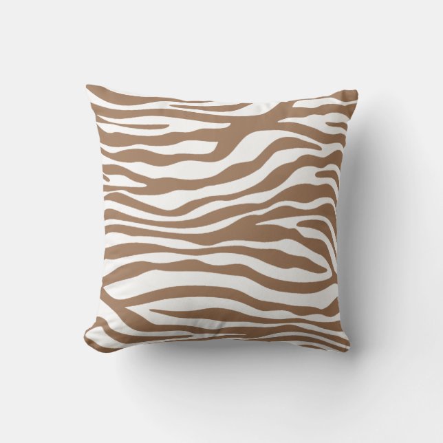 Chamoisee Zebra Animal Print Kudde (Framsida)