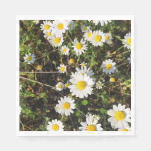 Chamomile-blommor Pappersservett