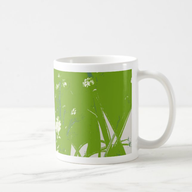 chamomile fält grönt kaffemugg (Höger)