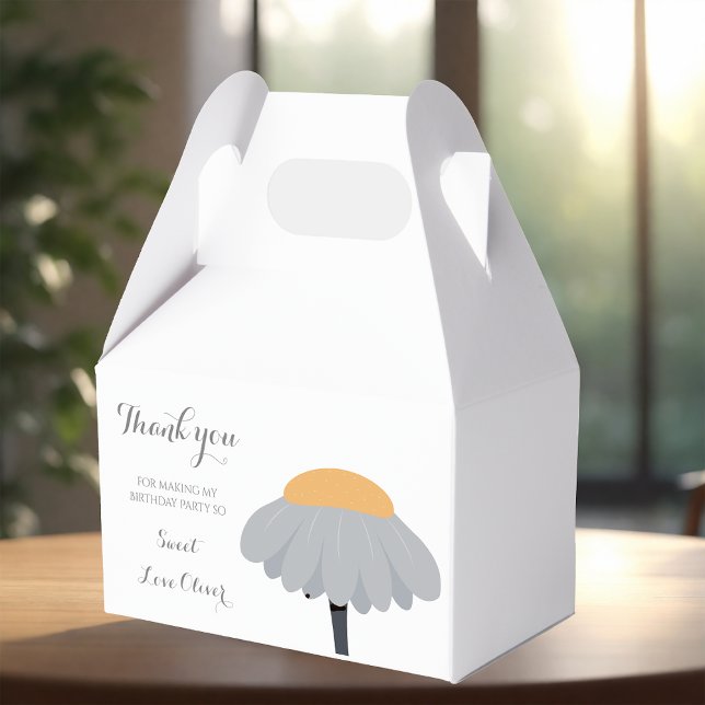 Chamomile flower Cute Pastel, första Födelsedagsfe Presentaskar (Skapare uppladdad)