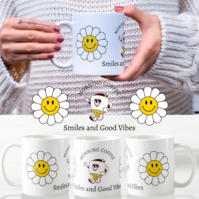 Chamomile Flower Funny Cute Trendig Morgonkaffe Jumbo Mugg (Skapare uppladdad)