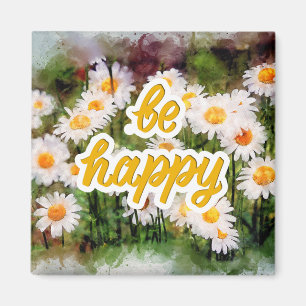 Chamomile Flower Mugg, Birthday Gift BE Lycklig Magnet