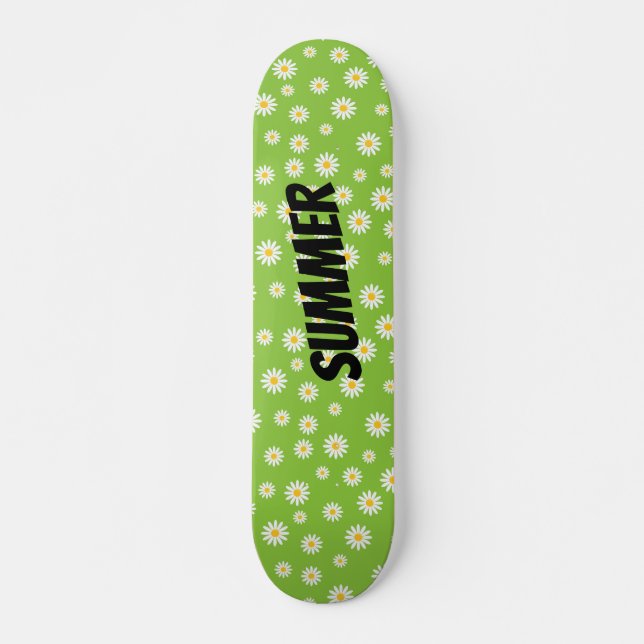 Chamomile Flowers Mini Skateboard Bräda 18,7 Cm (Framsida)