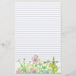 Chamomile Snapdraons Wildblommhoney Bee Lining Brevpapper