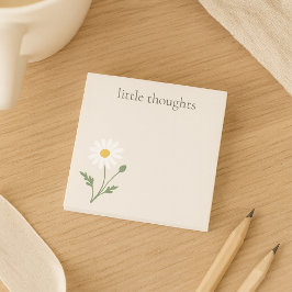 Chamomile Sprig - Soft Cream Post-it Block