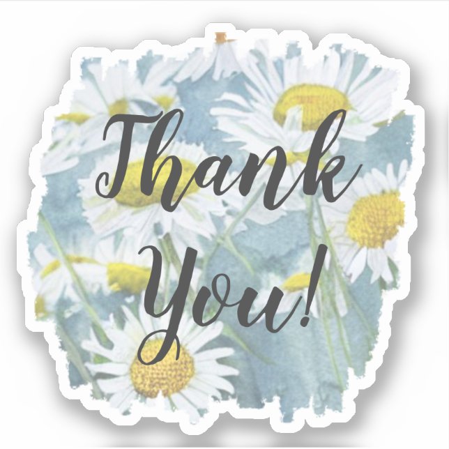 Chamomile Tack Klistermärken (Framsida)