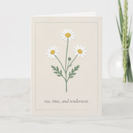 Chamomile Wishes - Soft Cream Kort