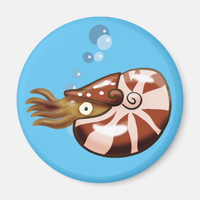 Chamoned Nautilus Magnet (Framsidan)