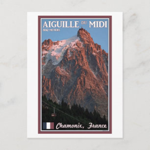 Chamonix - Aiguille du Midi Vykort