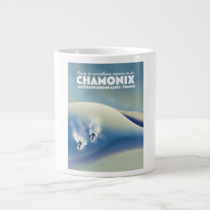 Chamonix - Auvergne-Rhône-Alpes Frankrike ski post Jumbo Mugg