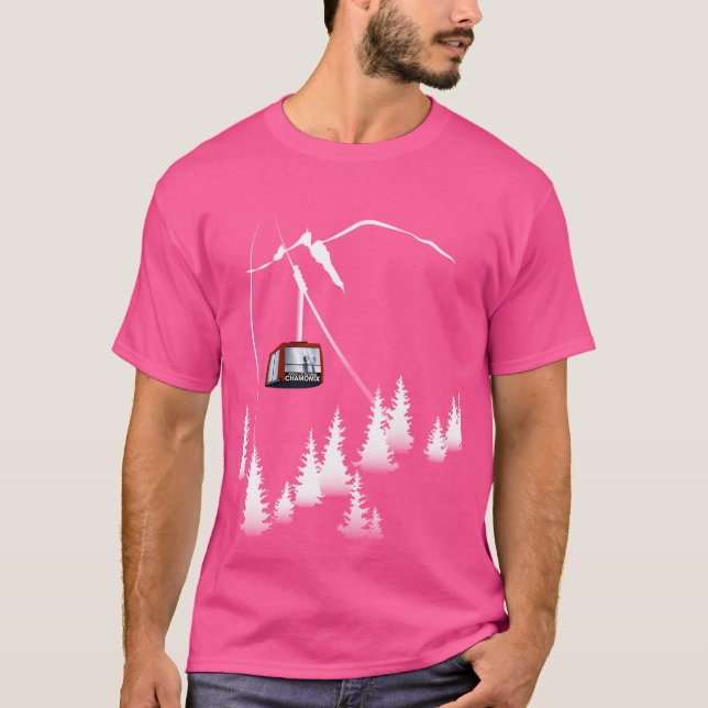 Chamonix Cable Car Aiguille Du Midi Active T Shirt (Framsida)
