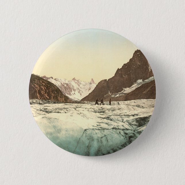 Chamonix dal - Mer de Glace Knapp (Framsida)