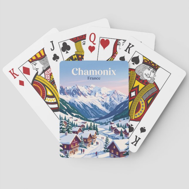 Chamonix Frankrike Casinokort (Baksidan)
