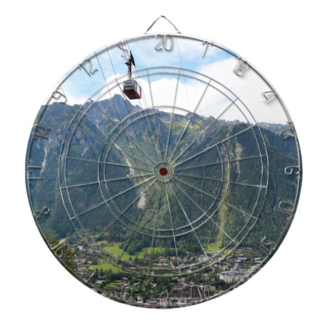 Chamonix-Frankrike Darttavla (Framsidan)