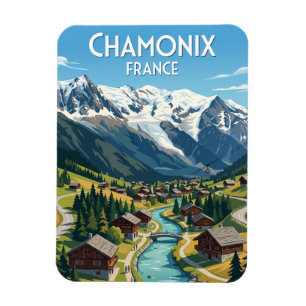 Chamonix Frankrike Magnet