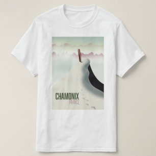Chamonix Frankrike-skidhållare T Shirt