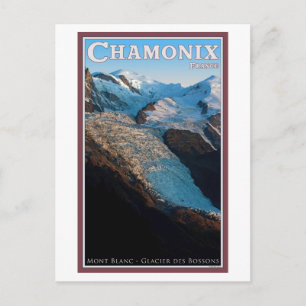 Chamonix - Glacier des Bossons Vykort