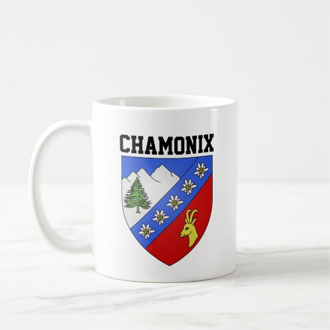 Chamonix jackar om arm kaffemugg (Vänster)