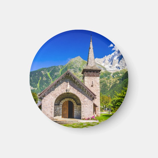 Chamonix kyrka magnet (Framsidan)