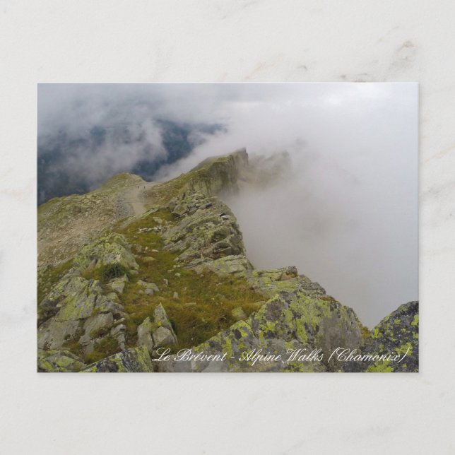 Chamonix, Le Brévent-bergen - Frankrike Vykort (Framsida)