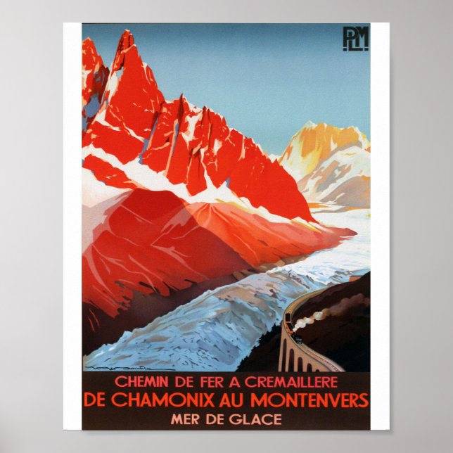 CHAMONIX MOMTENVERS POSTER (Framsidan)