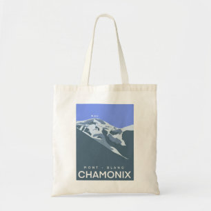 Chamonix, Mont Blanc, digital bild Tygkasse