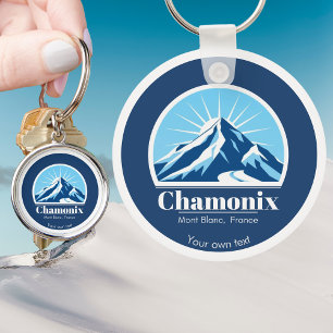 Chamonix Mont Blanc Frankrike gift souvenir Nyckelring