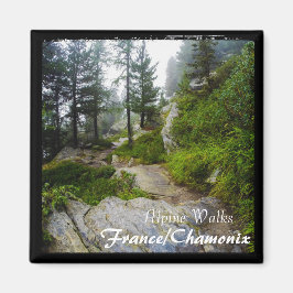 Chamonix, Mont Blanc, Frankrike (Magnet) Magnet