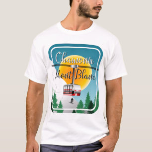 Chamonix Mont Blanc Frankrike T Shirt