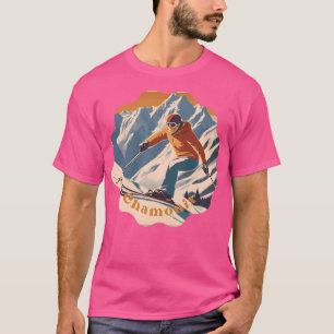 Chamonix Mont Blanc Frankrike - Vintage resor T Shirt