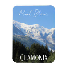 Chamonix, Mont Blanc, Fransk Alpes, sommar Magnet
