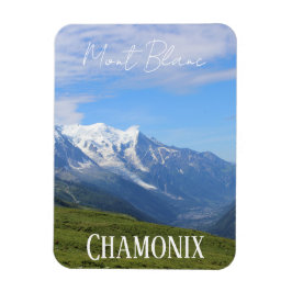 Chamonix, Mont Blanc, Fransk Alpes, sommarmagnet Magnet