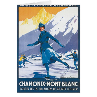 Chamonix Mont Blanc Hälsningskort