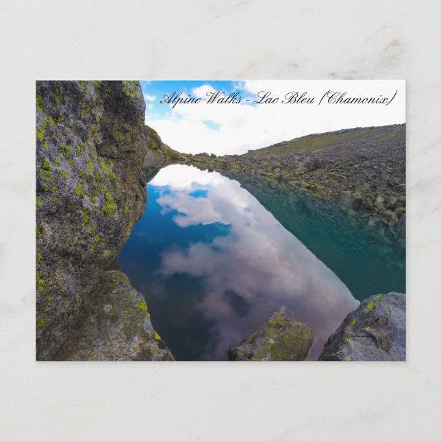 Chamonix, Mont Blanc - Lac Bleu, Frankrike Vykort (Framsida)