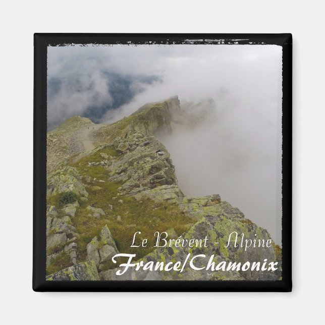 Chamonix, Mont Blanc, Le Brévent (Magnet) Magnet (Framsidan)