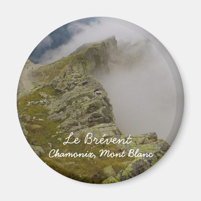 Chamonix, Mont Blanc, Le Brévent (Magnet) Magnet (Framsidan)