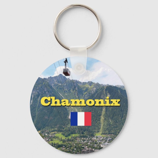 Chamonix - Mont Blanc Nyckelring (Framsida)