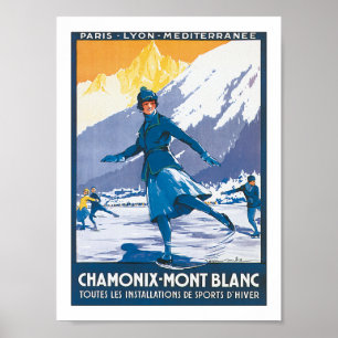 Chamonix-Mont Blanc Poster