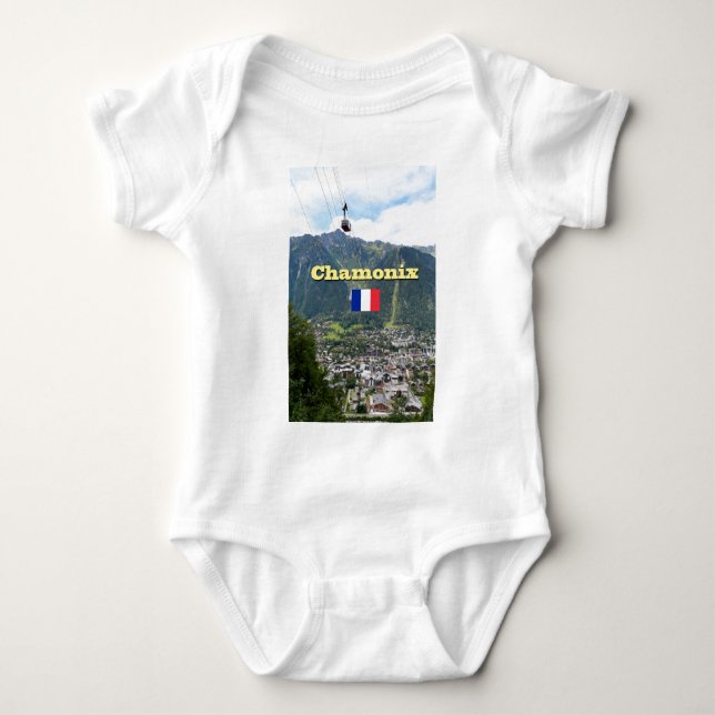 Chamonix - Mont Blanc T-shirt (Framsida)