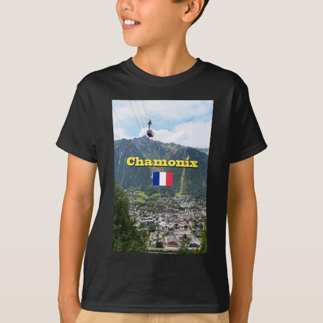 Chamonix - Mont Blanc T-shirt (Framsida)