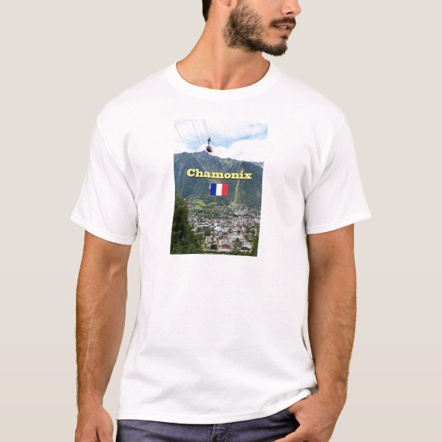 Chamonix - Mont Blanc Tee Shirt (Framsida)