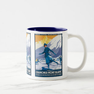 Chamonix-Mont Blanc Två-Tonad Mugg